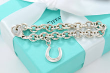 Load image into Gallery viewer, Tiffany &amp; Co. 1837 Silver Horsehoe Charm Bracelet
