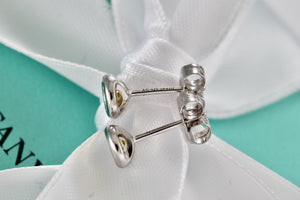 Tiffany & Co. Elsa Peretti Silver Color By The Yard Citrine Stud Earrings