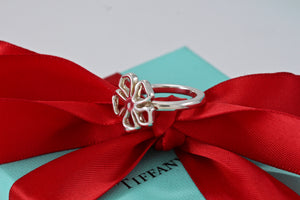 Tiffany & Co. Silver Flower Ring