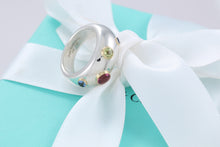 Load image into Gallery viewer, Tiffany &amp; Co. 18K Gold &amp; Silver Etoile Gemstone Ring
