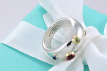 Load image into Gallery viewer, Tiffany &amp; Co. 18K Gold &amp; Silver Etoile Gemstone Ring
