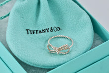 Load image into Gallery viewer, Tiffany &amp; Co. Twist Short Ribbon Bow Ring
