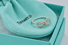 Load image into Gallery viewer, Tiffany &amp; Co. Twist Short Ribbon Bow Ring
