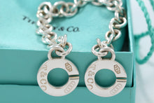 Load image into Gallery viewer, Tiffany &amp; Co. 1837 Silver Interlocking Clasp Toggle Bracelet
