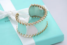 Load image into Gallery viewer, Tiffany &amp; Co. 18Kt. Gold &amp; Silver Spiral Cuff Bracelet
