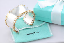 Load image into Gallery viewer, Tiffany &amp; Co. 18Kt. Gold &amp; Silver Spiral Cuff Bracelet
