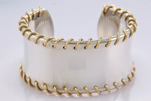 Load image into Gallery viewer, Tiffany &amp; Co. 18Kt. Gold &amp; Silver Spiral Cuff Bracelet
