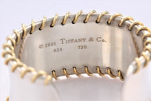 Load image into Gallery viewer, Tiffany &amp; Co. 18Kt. Gold &amp; Silver Spiral Cuff Bracelet
