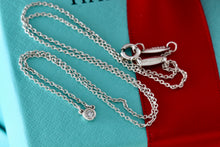 Load image into Gallery viewer, Tiffany &amp; Co. Elsa Peretti Silver Diamonds By The Yard .03ct 16&quot; Necklace
