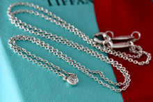 Load image into Gallery viewer, Tiffany &amp; Co. Elsa Peretti Silver Diamonds By The Yard .03ct 16&quot; Necklace
