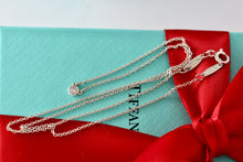 Load image into Gallery viewer, Tiffany &amp; Co. Elsa Peretti Silver Diamonds By The Yard .03ct 16&quot; Necklace
