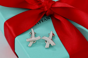 Tiffany & Co. Paloma Picasso Silver X Clip-on Earrings