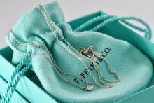 Load image into Gallery viewer, Tiffany &amp; Co. Elsa Peretti Silver Diamonds By The Yard .03ct 16&quot; Necklace
