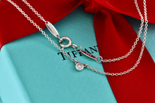 Load image into Gallery viewer, Tiffany &amp; Co. Elsa Peretti Silver Diamonds By The Yard .03ct 16&quot; Necklace
