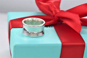 Tiffany & Co. Sterling Silver 1837 Extra Wide Band Ring