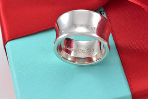 Tiffany & Co. Sterling Silver 1837 Extra Wide Band Ring