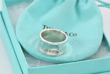 Load image into Gallery viewer, Tiffany &amp; Co. Sterling Silver 1837 Extra Wide Band Ring
