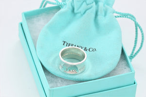 Tiffany & Co. Sterling Silver 1837 Extra Wide Band Ring