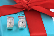 Load image into Gallery viewer, Tiffany &amp; Co. 1837 Silver Wide Hoop Earrings

