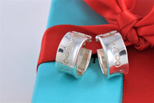 Load image into Gallery viewer, Tiffany &amp; Co. 1837 Silver Wide Hoop Earrings
