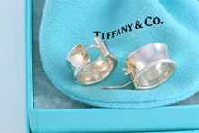 Load image into Gallery viewer, Tiffany &amp; Co. 1837 Silver Wide Hoop Earrings
