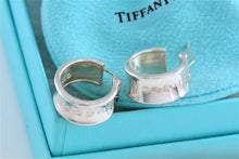 Load image into Gallery viewer, Tiffany &amp; Co. 1837 Silver Wide Hoop Earrings
