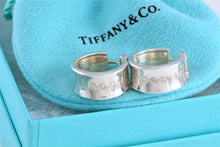 Load image into Gallery viewer, Tiffany &amp; Co. 1837 Silver Wide Hoop Earrings
