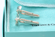 Load image into Gallery viewer, Tiffany &amp; Co. Mens Silver Airplane Boat Propeller Cufflinks
