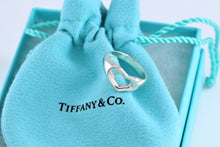 Load image into Gallery viewer, Tiffany &amp; Co. Elsa Peretti Silver Carved Open Heart Ring
