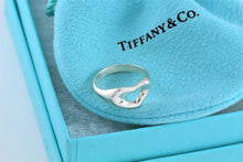 Load image into Gallery viewer, Tiffany &amp; Co. Elsa Peretti Silver Carved Open Heart Ring
