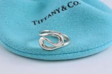 Load image into Gallery viewer, Tiffany &amp; Co. Elsa Peretti Silver Infinity Wave Ring
