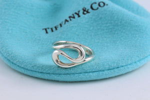Tiffany & Co. Elsa Peretti Silver Infinity Wave Ring