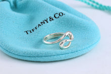 Load image into Gallery viewer, Tiffany &amp; Co. Elsa Peretti Silver Infinity Wave Ring
