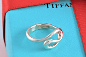 Tiffany & Co. Elsa Peretti Silver Infinity Wave Ring