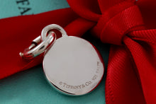 Load image into Gallery viewer, Tiffany &amp; Co. 1837 Silver Pink Enamel Round Charm w/ Clasp
