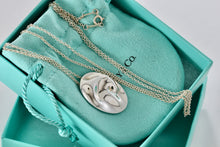 Load image into Gallery viewer, Tiffany &amp; Co. Elsa Peretti Silver Large Leo Zodiac Pendant 24&quot; Necklace
