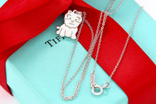 Load image into Gallery viewer, Tiffany &amp; Co. Silver &quot;New&quot; Yorkie Dog Charm Necklace
