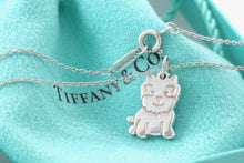 Load image into Gallery viewer, Tiffany &amp; Co. Silver &quot;New&quot; Yorkie Dog Charm Necklace
