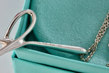 Load image into Gallery viewer, Tiffany &amp; Co. Elsa Peretti Silver Alphabet XXL HUGE Letter &quot;K&quot; Pendant 31&quot; Necklace
