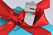 Load image into Gallery viewer, Tiffany &amp; Co. 1837 Silver Whistle Pendant Beaded Chain Necklace
