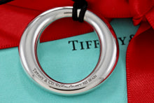Load image into Gallery viewer, Tiffany &amp; Co. Elsa Peretti Silver Large Sevillana Pendant Silk Cord Necklace

