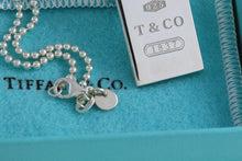 Load image into Gallery viewer, Tiffany &amp; Co. 1837 Silver Whistle Pendant Beaded Chain Necklace
