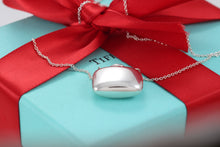 Load image into Gallery viewer, Tiffany &amp; Co. Elsa Peretti Silver Square Bottle Pendant Necklace
