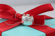 Load image into Gallery viewer, Tiffany &amp; Co. Elsa Peretti Silver Square Bottle Pendant Necklace
