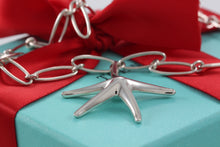 Load image into Gallery viewer, Tiffany &amp; Co. Elsa Peretti Silver XL Starfish Pendant Link Necklace
