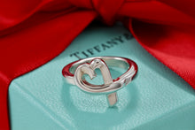 Load image into Gallery viewer, Tiffany &amp; Co. Paloma Picasso Silver Loving Heart Ring
