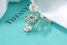 Load image into Gallery viewer, Tiffany &amp; Co. Paloma Picasso Silver Venezia Goldoni Triplo Heart Earrings
