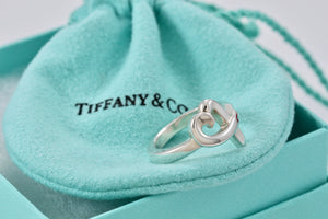 Tiffany & Co. Paloma Picasso Silver Loving Heart Ring