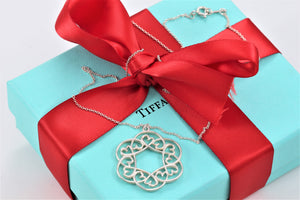 Tiffany & Co. Paloma Picasso Silver Multi Loving Hearts Swirl Necklace
