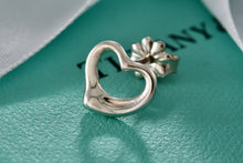 Load image into Gallery viewer, Tiffany &amp; Co. Elsa Peretti Silver Small 11mm Open Heart Earring *SINGLE*
